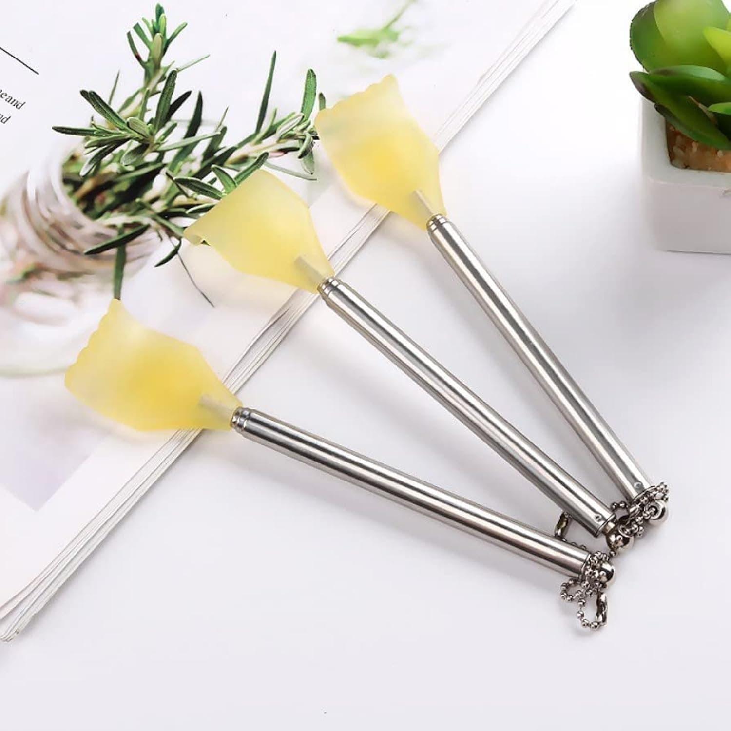 Extendable Back Scratcher with Mini Hand Tip, Pack of 2
