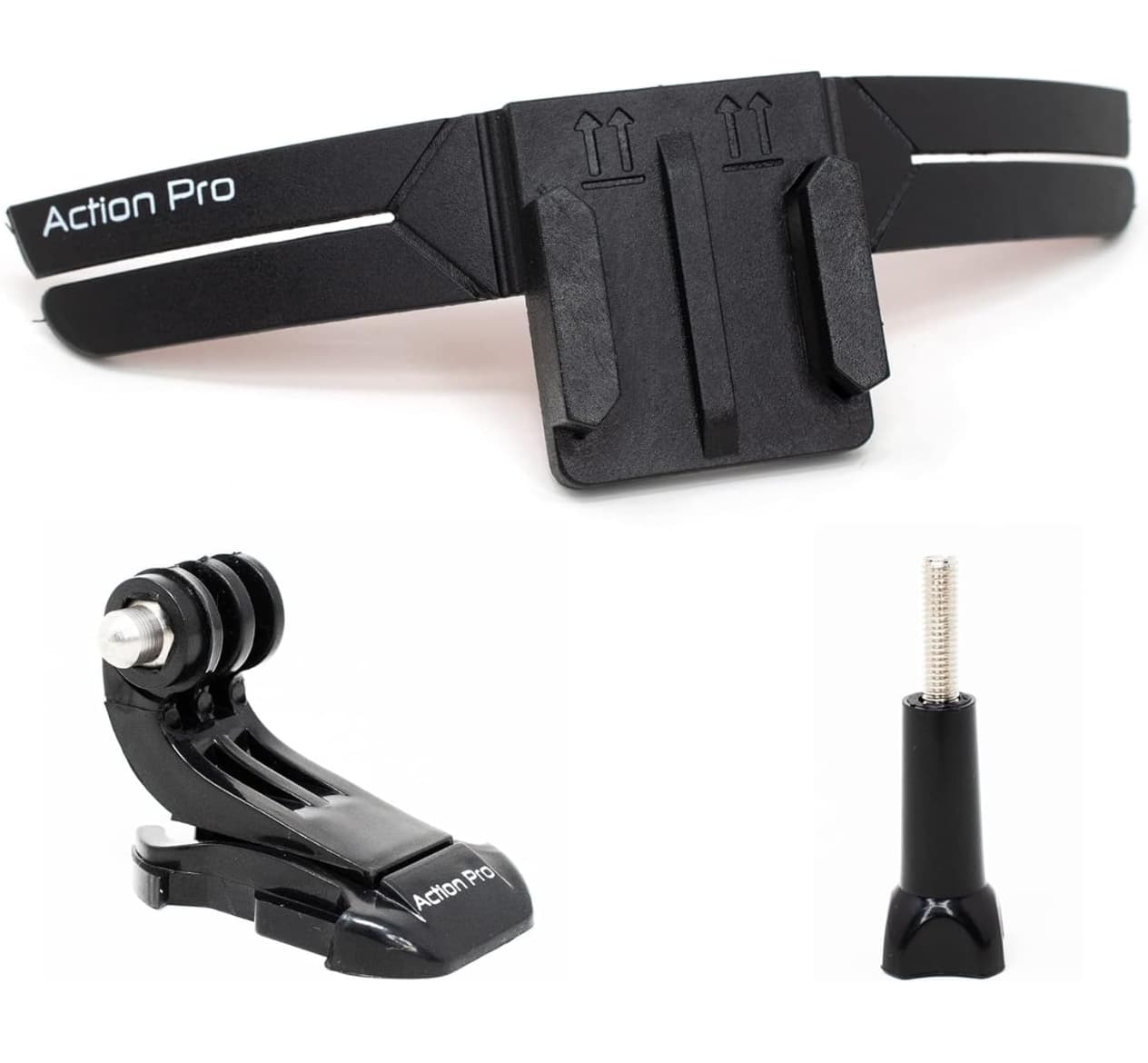 Helmet Chin Mount Strap for Action Camera, 3M Adhesive for Motovlogging POV Shots
