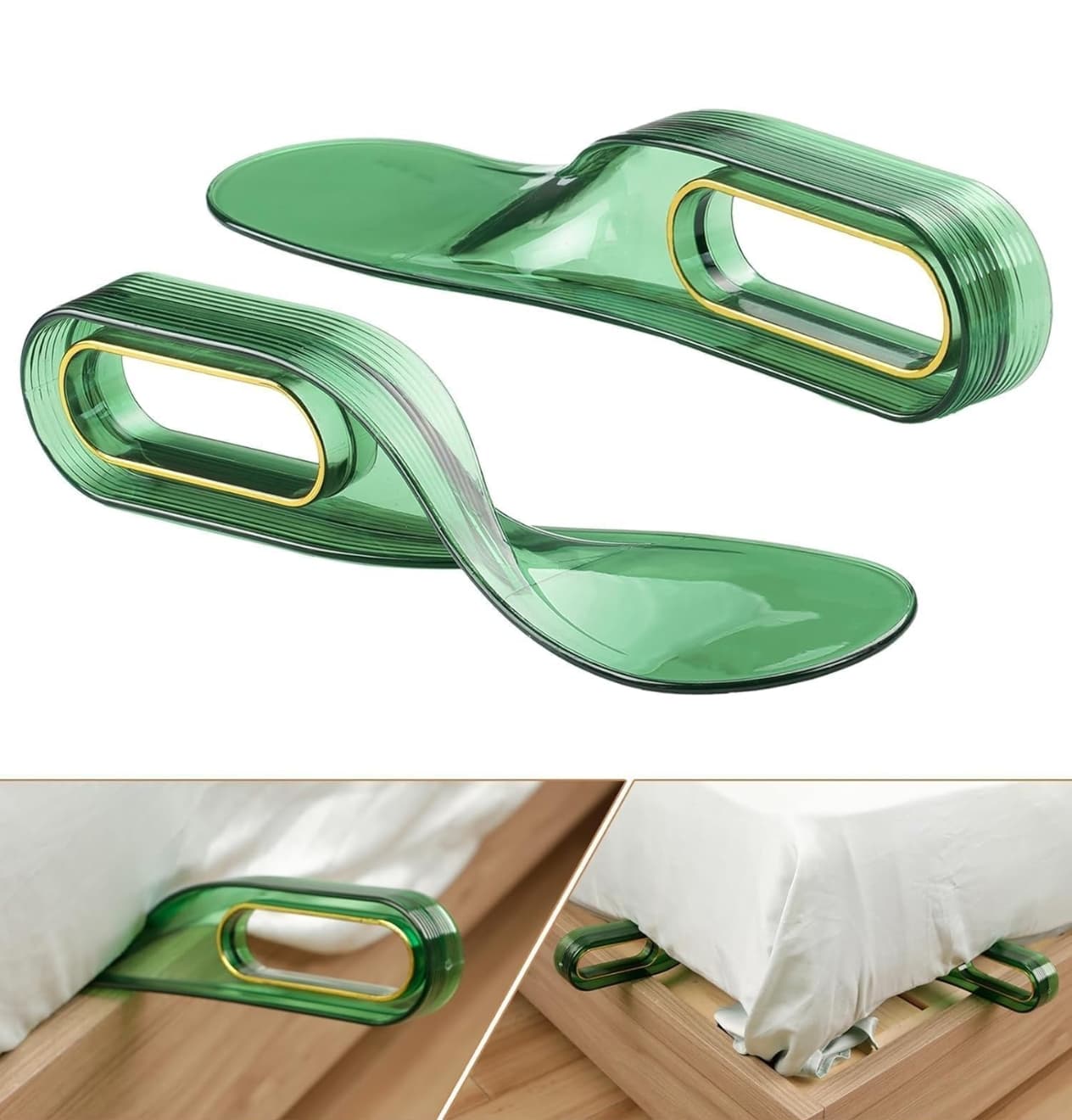 Bed Sheet Tucker Tool, Pack of 2 Easy Mattress Sheet Tucking Aid Without Lifting