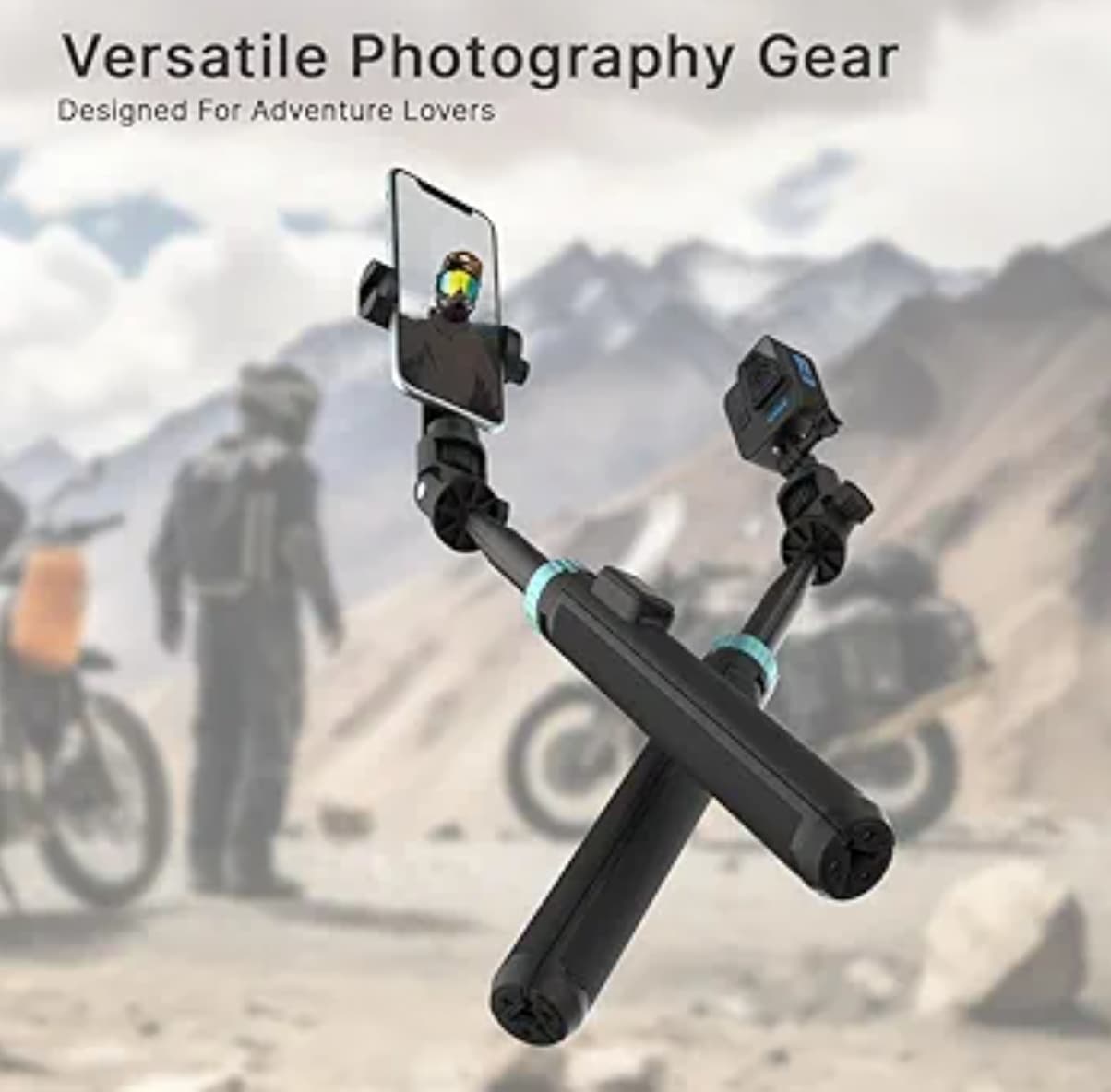 1.75m Selfie Stick Tripod with Bluetooth Remote, Sturdy Phone Stand for YouTube Vlog Live Stream Photo Video