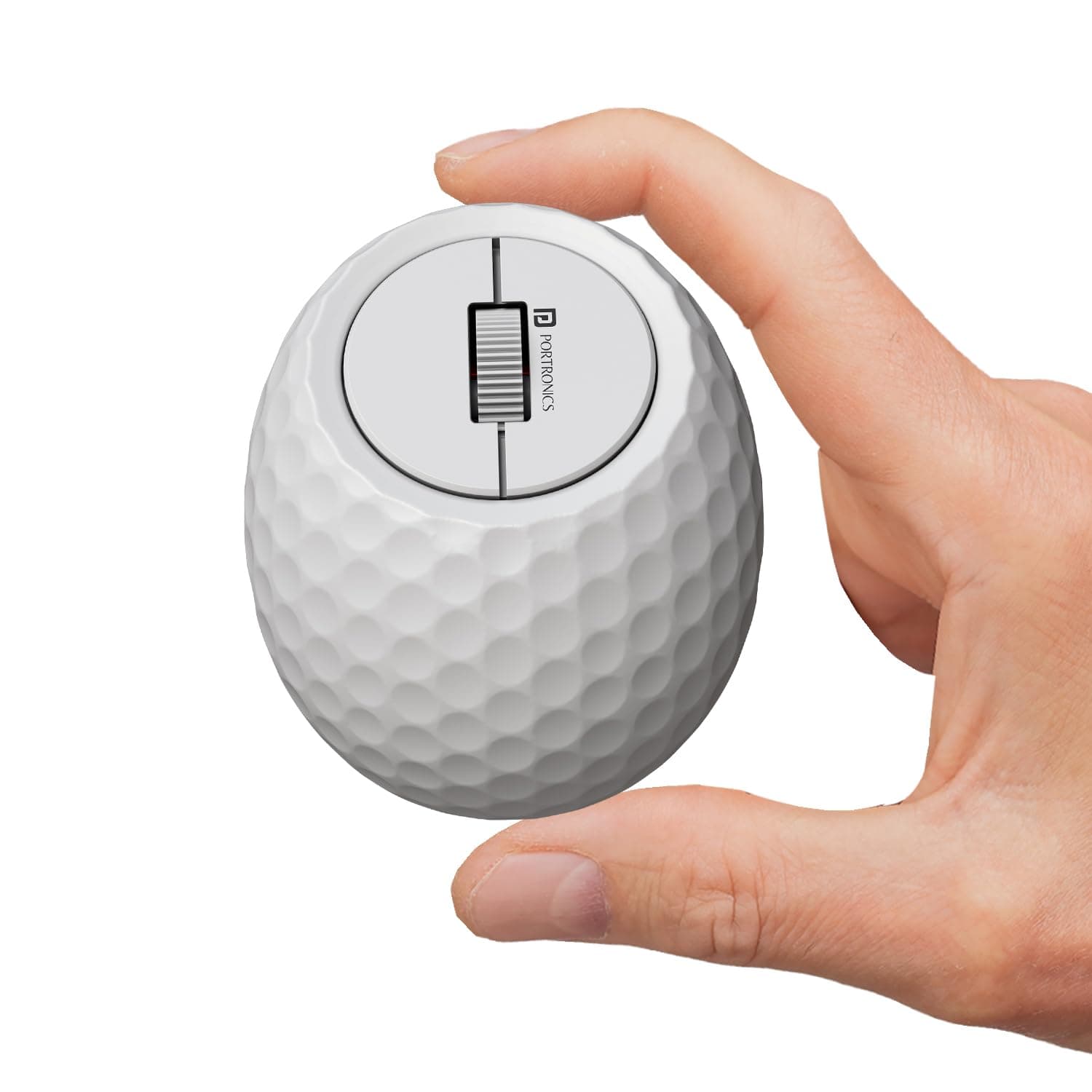 Golf Ball Shaped Mini Wireless Bluetooth Mouse, Rechargeable Dual Mode