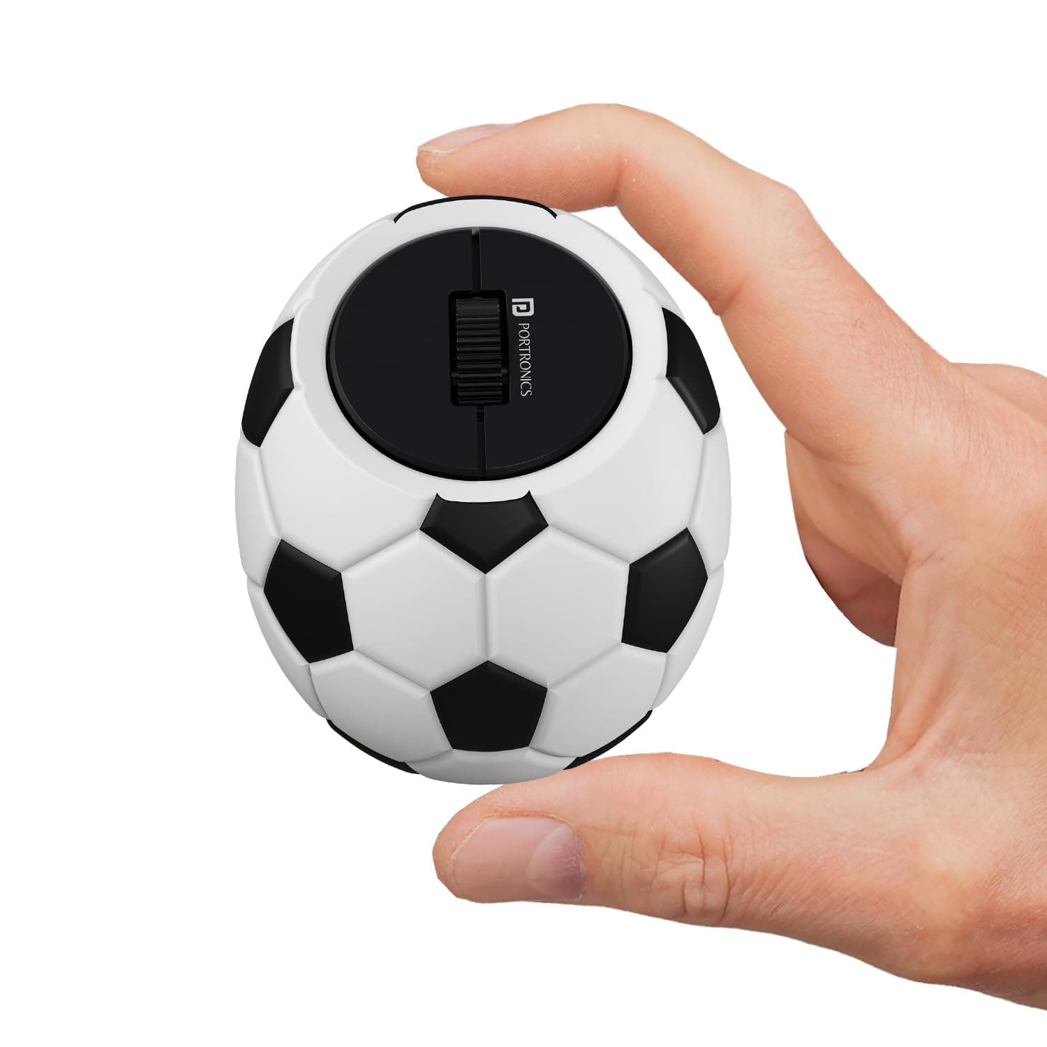 Football-Shaped Mini Wireless Bluetooth Mouse, Rechargeable Dual-Mode