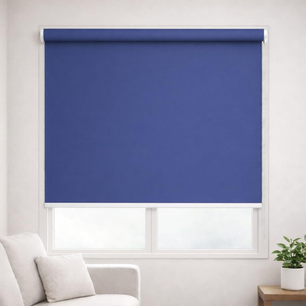 100% Blackout Roller Blind for Windows, 66 x 72 Inch Roll-Up Shade
