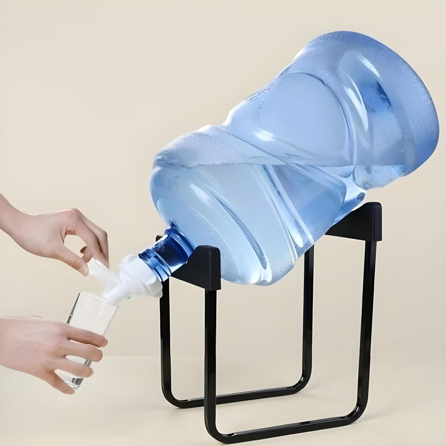 Tilted 20 Litre Water Can Stand with Tap Nozzle
