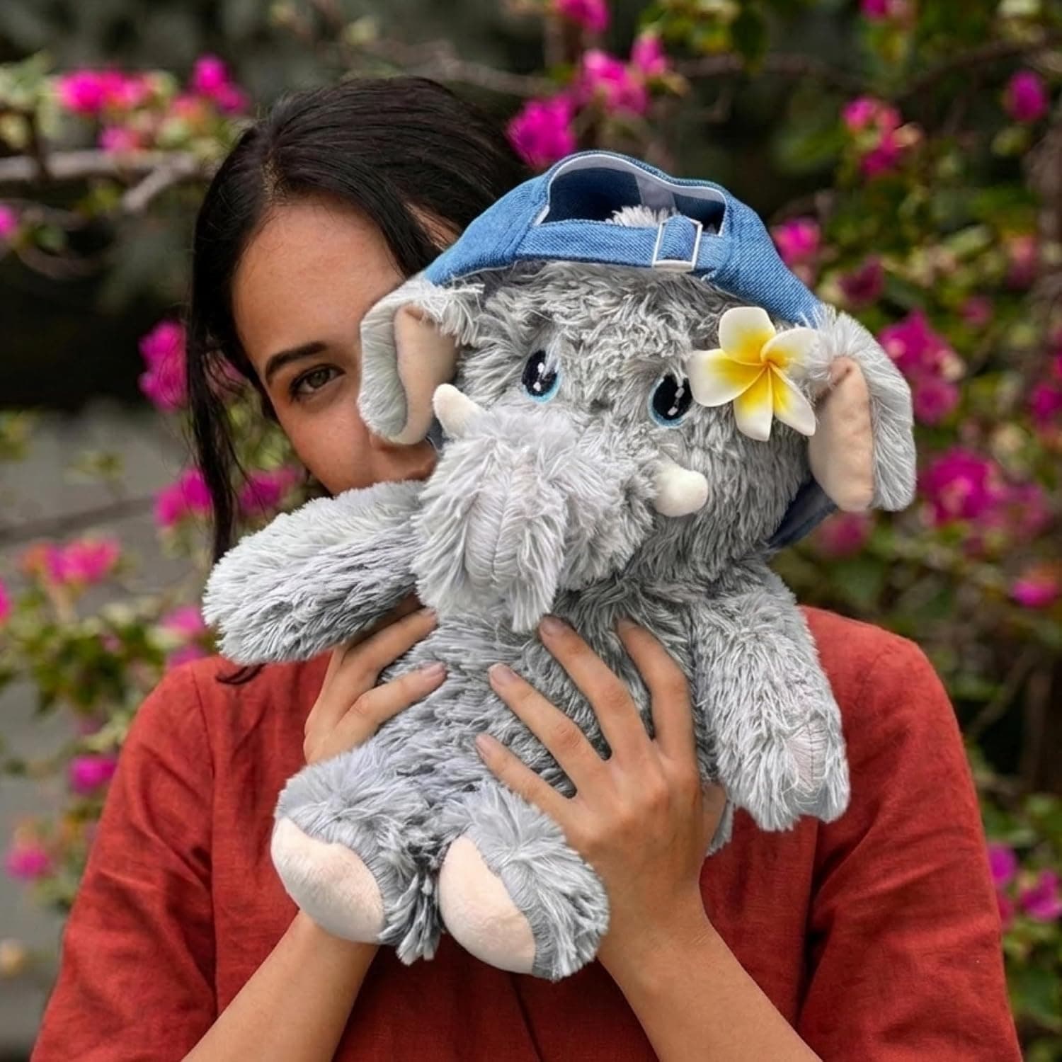 Microwavable Weighted Therapy Plush Toy, Lavender and Flaxseed Heat Relief Soft Toy