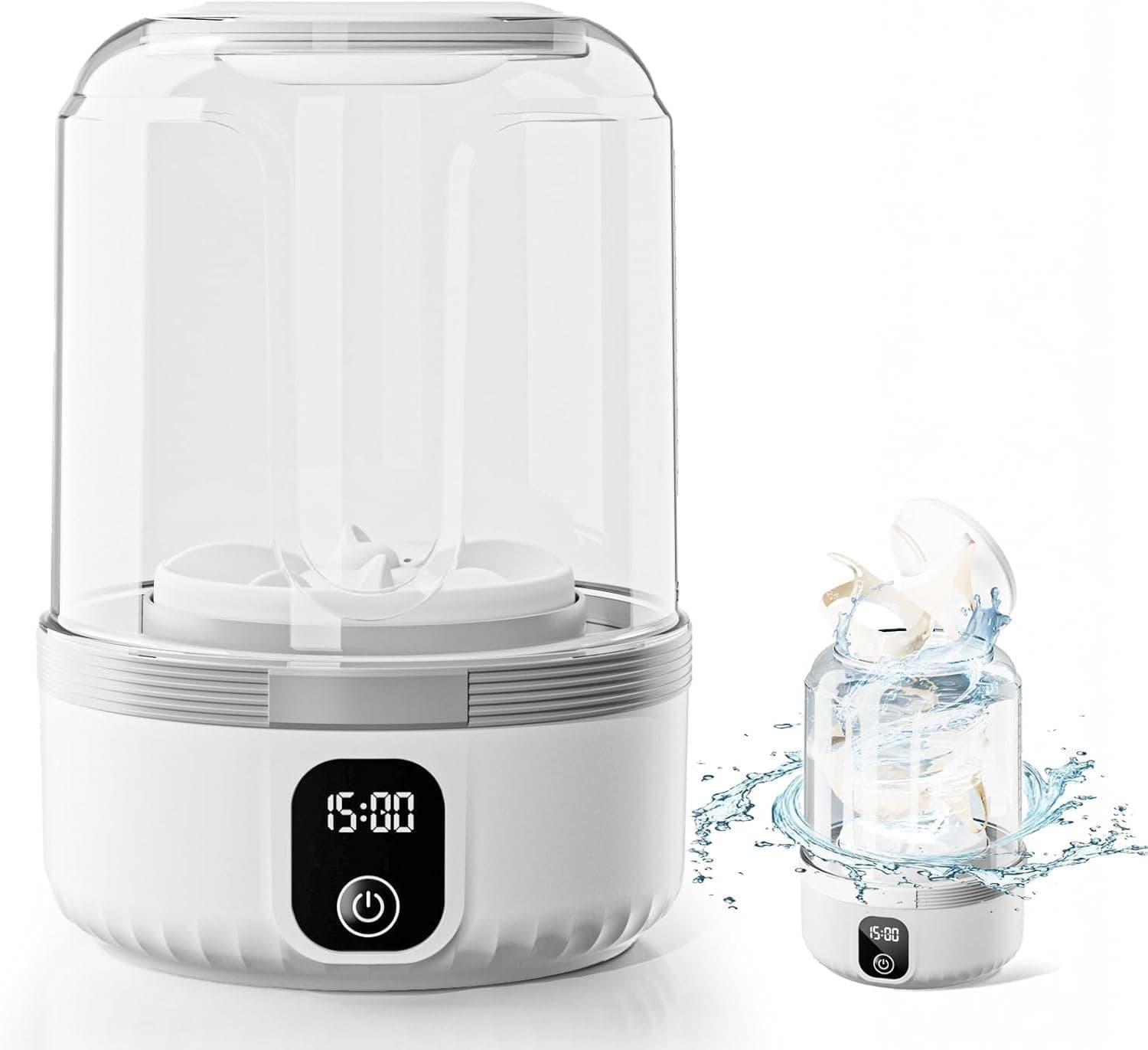Portable Mini Laundry Machine with Spinner for Underwear, Socks and Baby Clothes