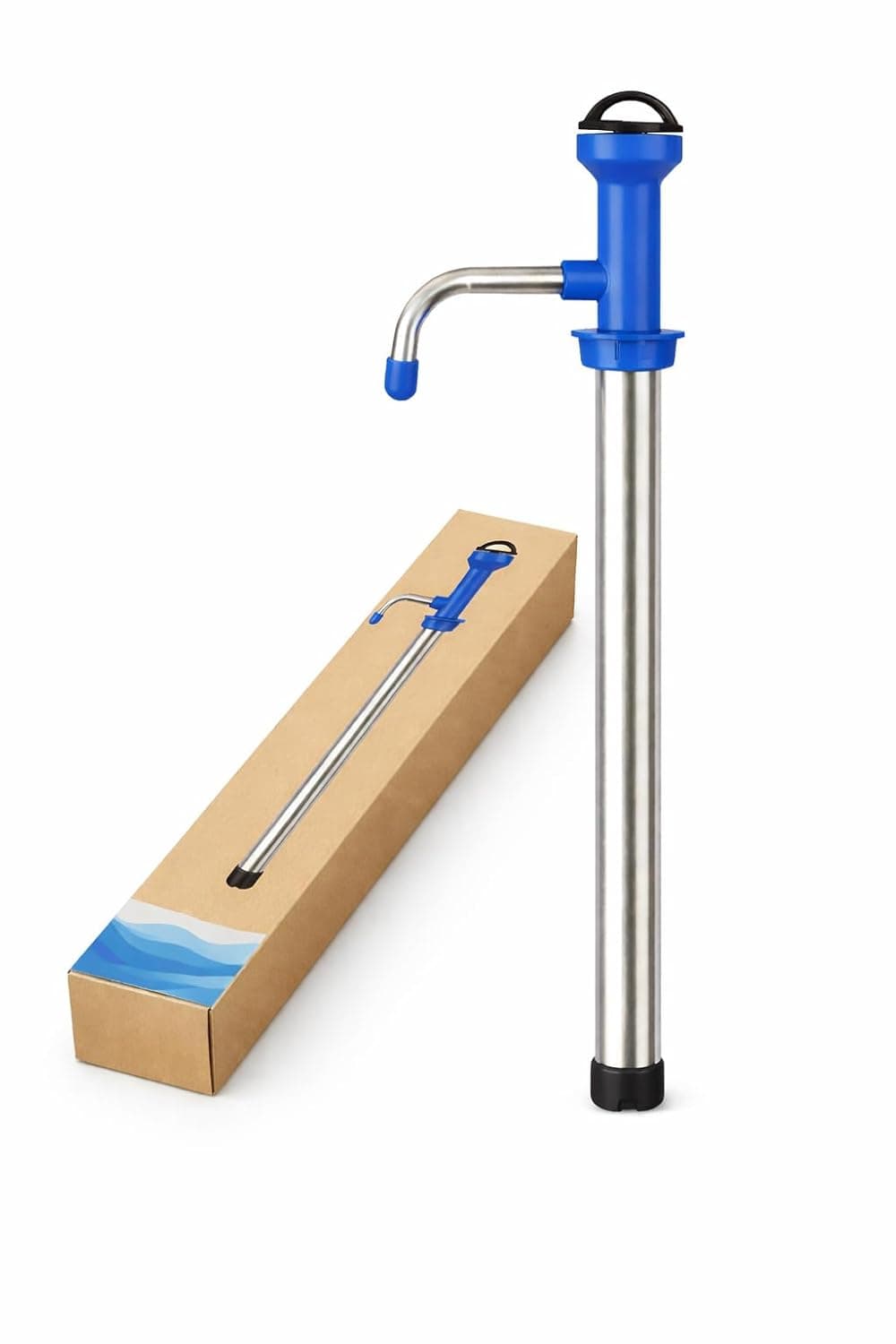 Manual Kitchen Oil Dispenser Pump for 15-20 Litre Cans with Stainless Steel Pipe