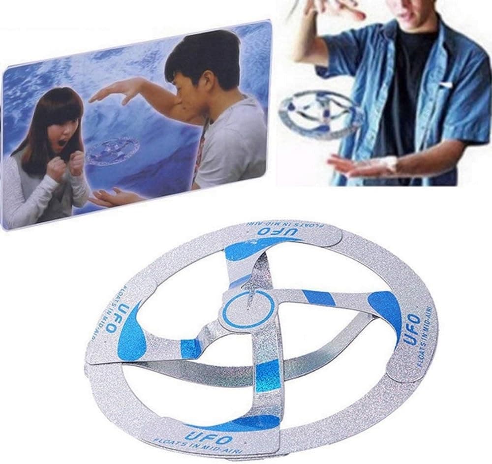 Floating UFO Magic Trick Toy with Invisible Thread