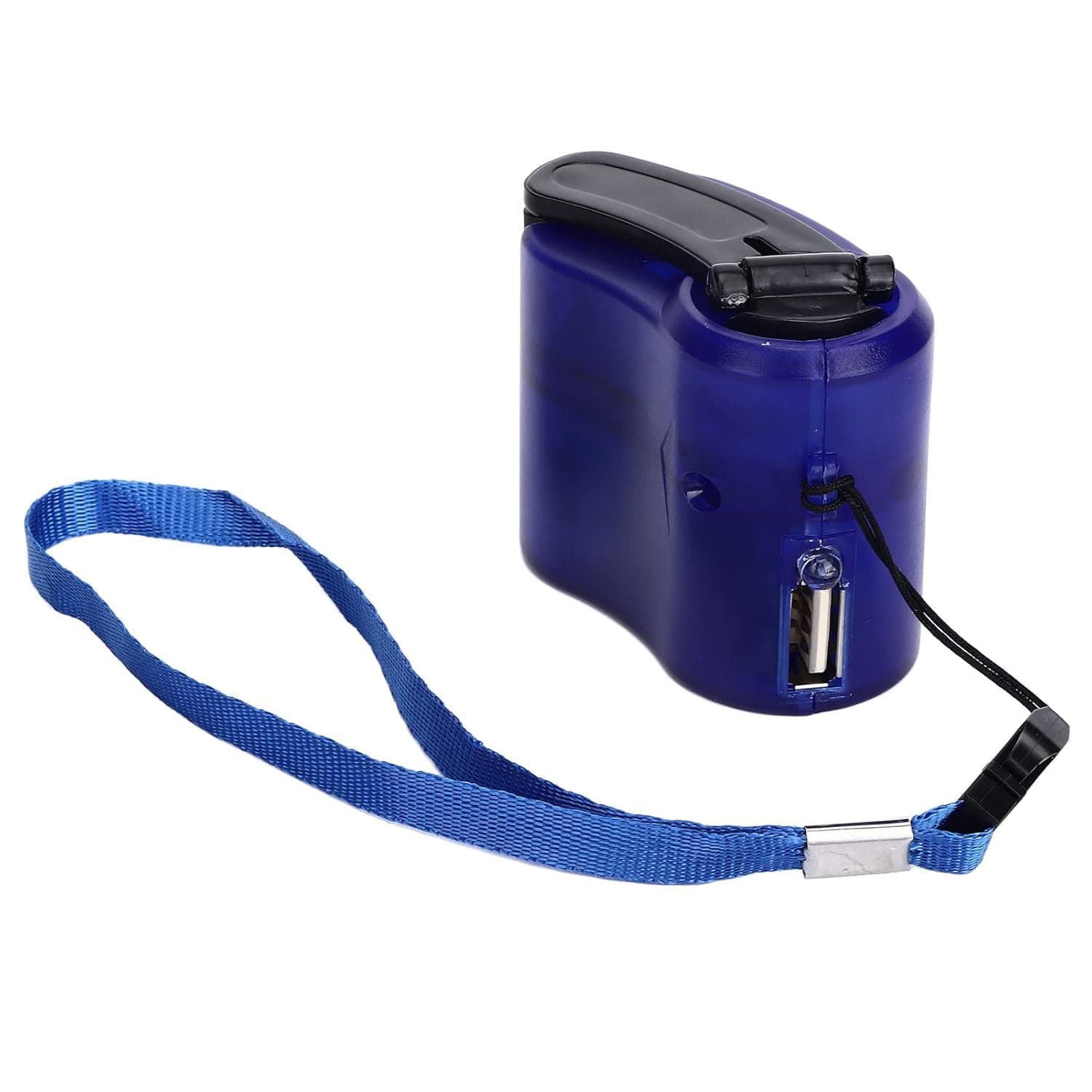 Hand Crank Phone Charger with Red LED Emergency Light