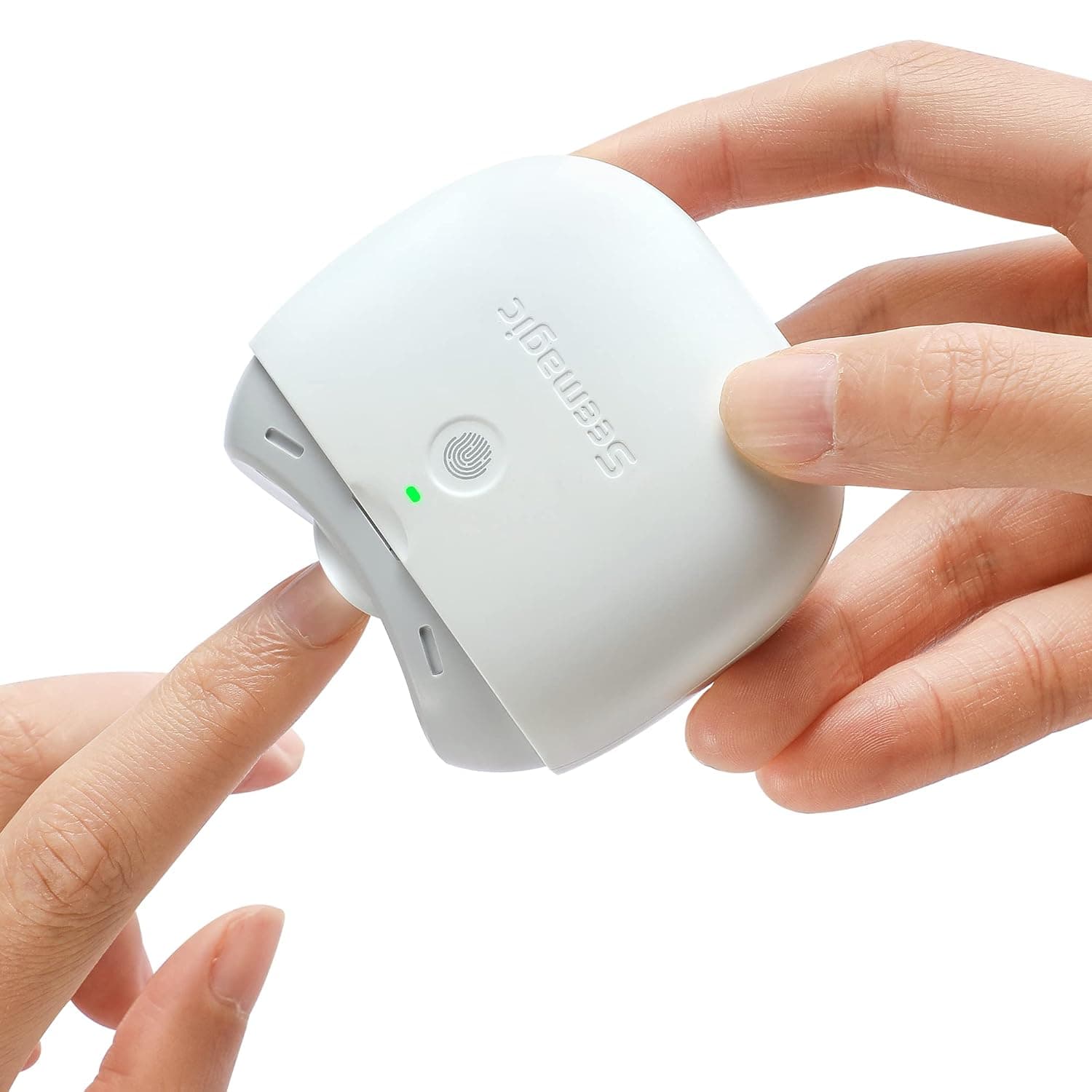 Electric Automatic Nail Clipper with Built-In File, Rechargeable Nail Trimmer with Nail Scrap Collector