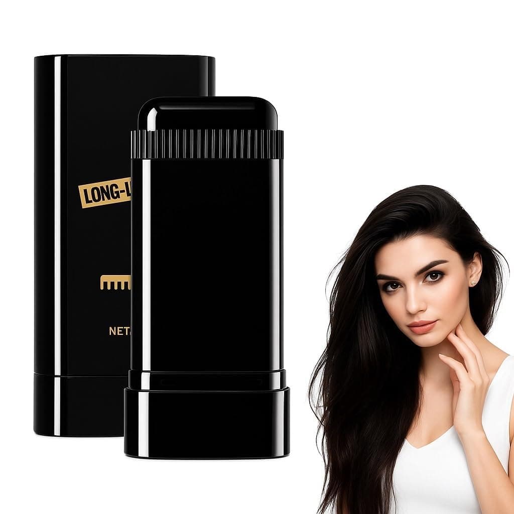 Instant Grey Hair Touch-Up Comb Stick, Waterproof Root Cover for Men & Women