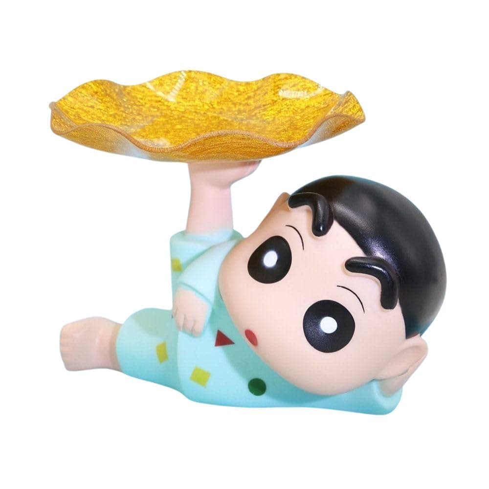 Shinchan Resin Tray Holder Figurine for Keys, Coins and Jewellery