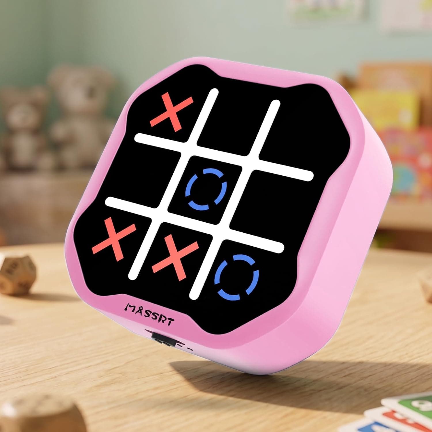 3-in-1 Electronic Tic Tac Toe Handheld Game Console with Touchscreen