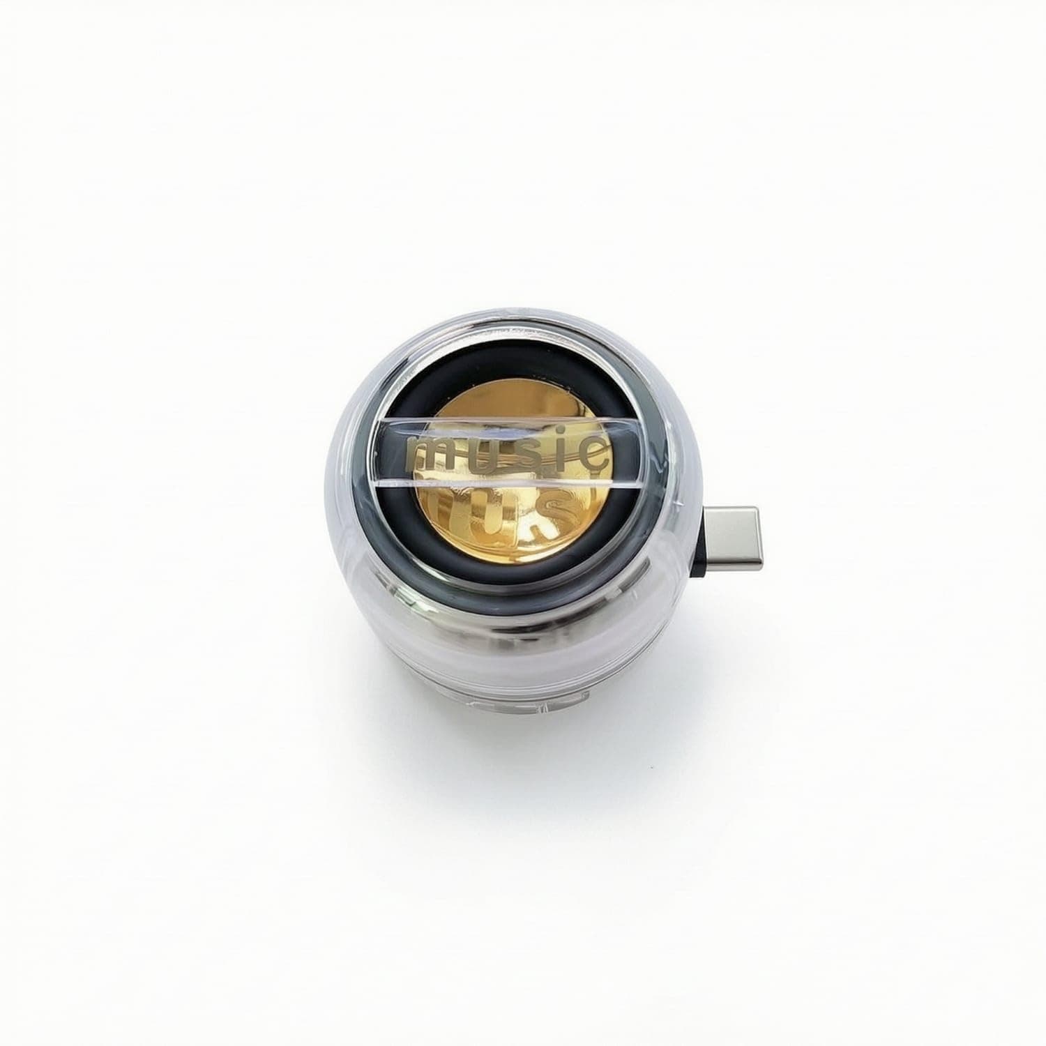 Mini Type-C Plug-In Speaker, Compact Portable Phone Port Speaker