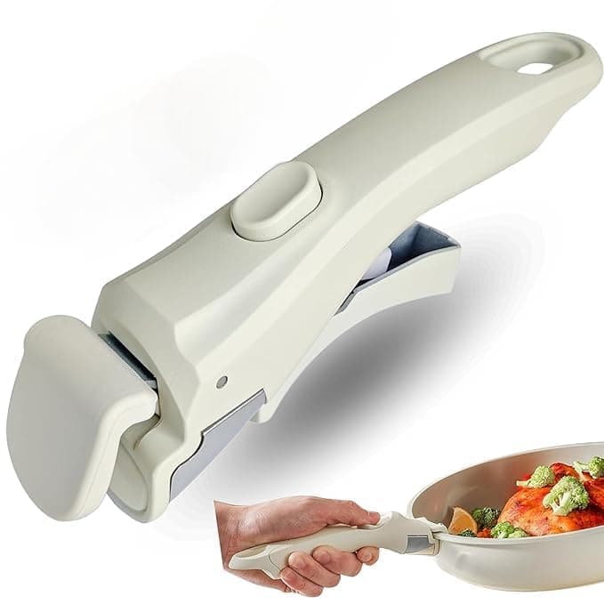 Detachable Pan Handle Grip, Universal Removable Locking Handle for Pots and Pans