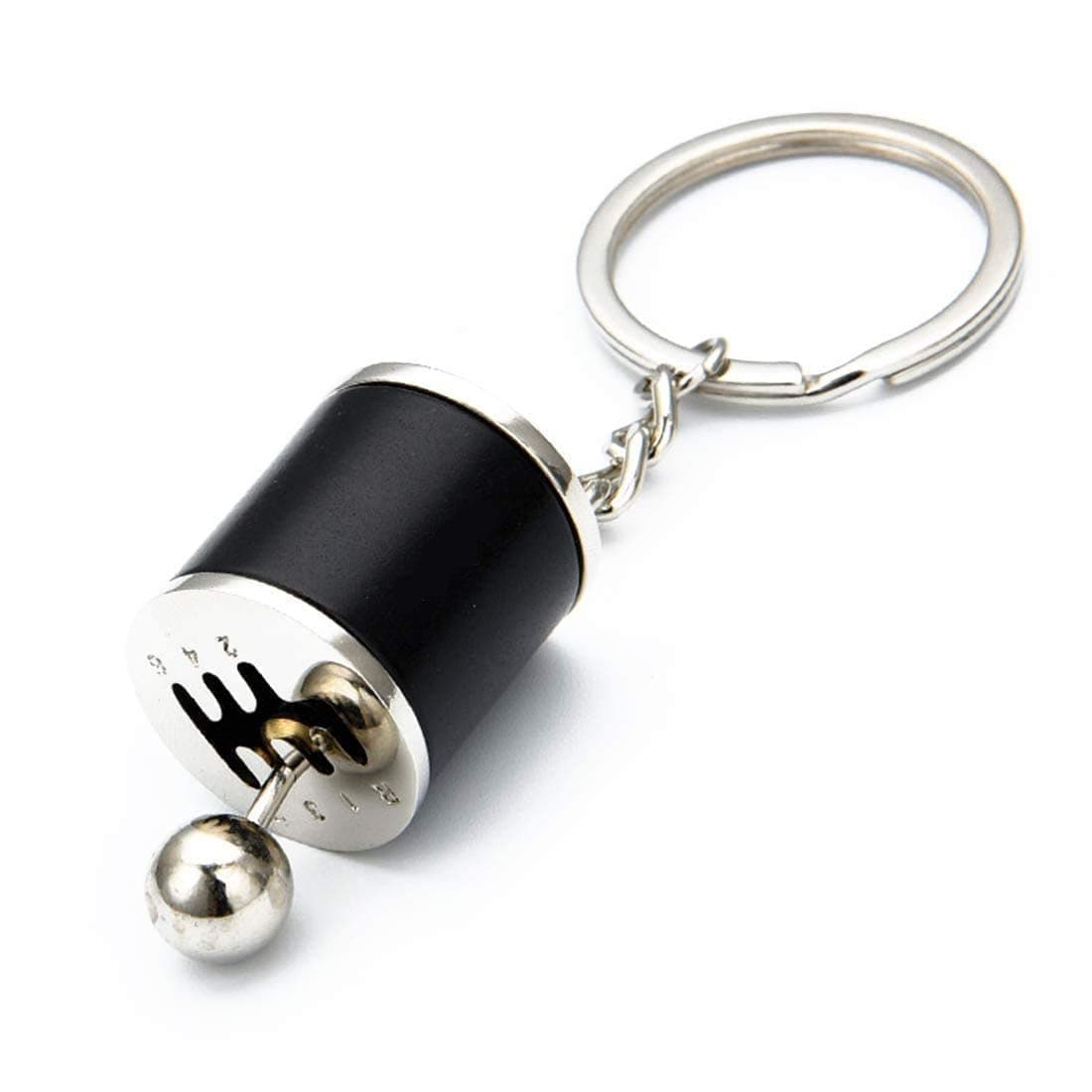 Manual Transmission Gear Shift Keychain, 6 Speed Moving Shifter