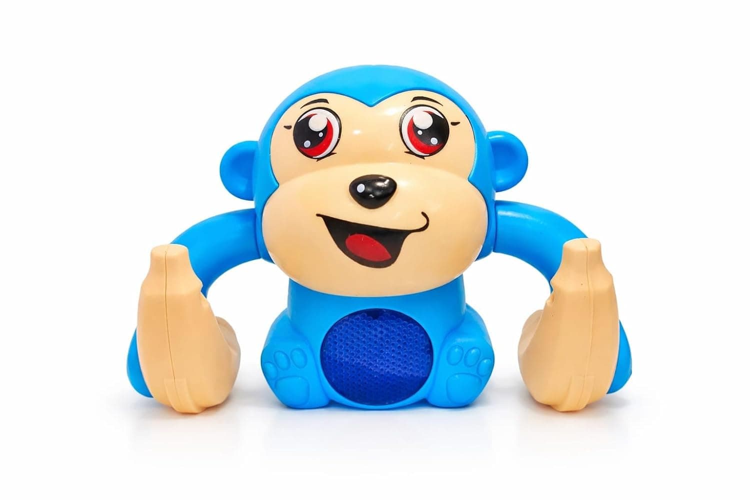 Tumbling Musical Monkey Toy with Banana Hands, Sound Activated Spinning Flip Action
