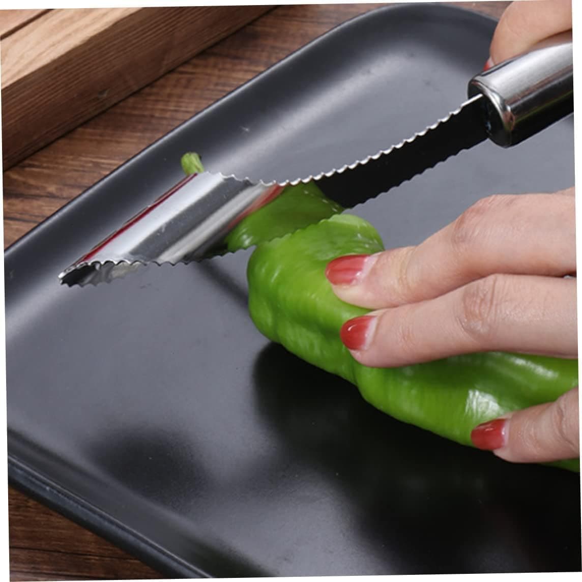 Stainless Steel Chilli Corer and Seed Remover Knife