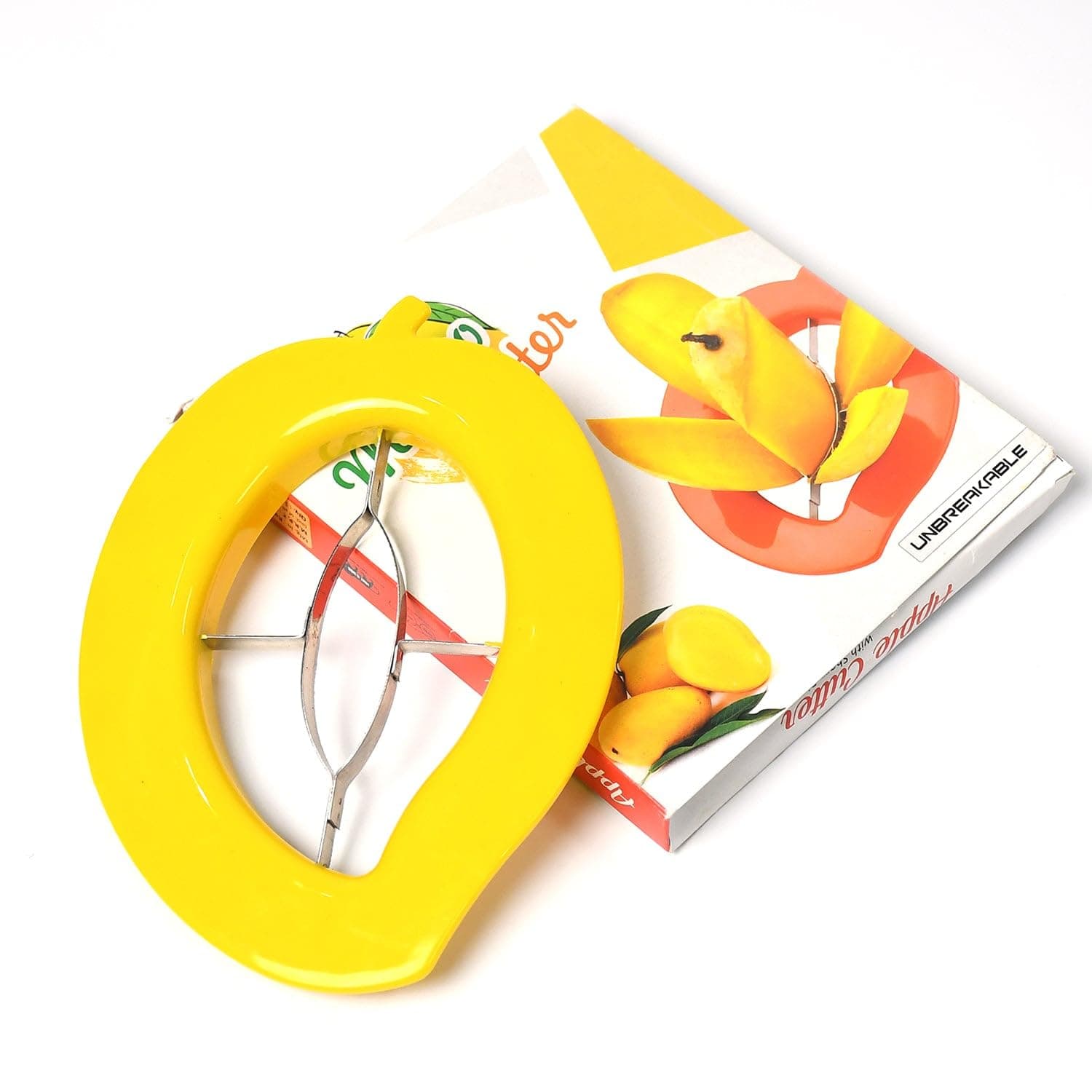 Mango Pitter and Slicer Tool with Stainless Steel Serrated Blades