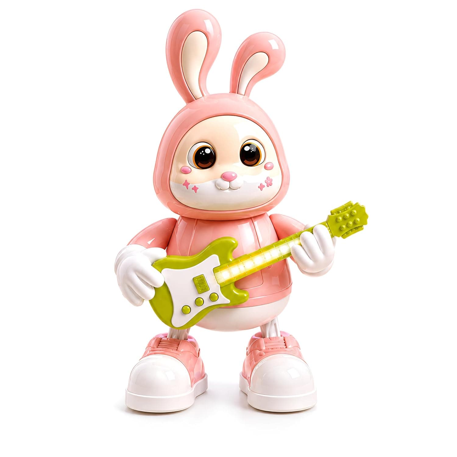 Rabbit Guitarist Musical Toy with Flashing Lights